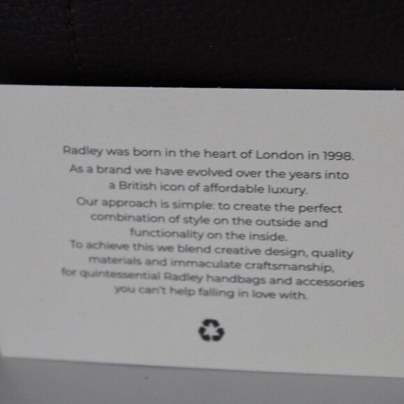 Radley London Provence Street Brown Leather Crossbody Satchel Handbag - Picture 9 of 16